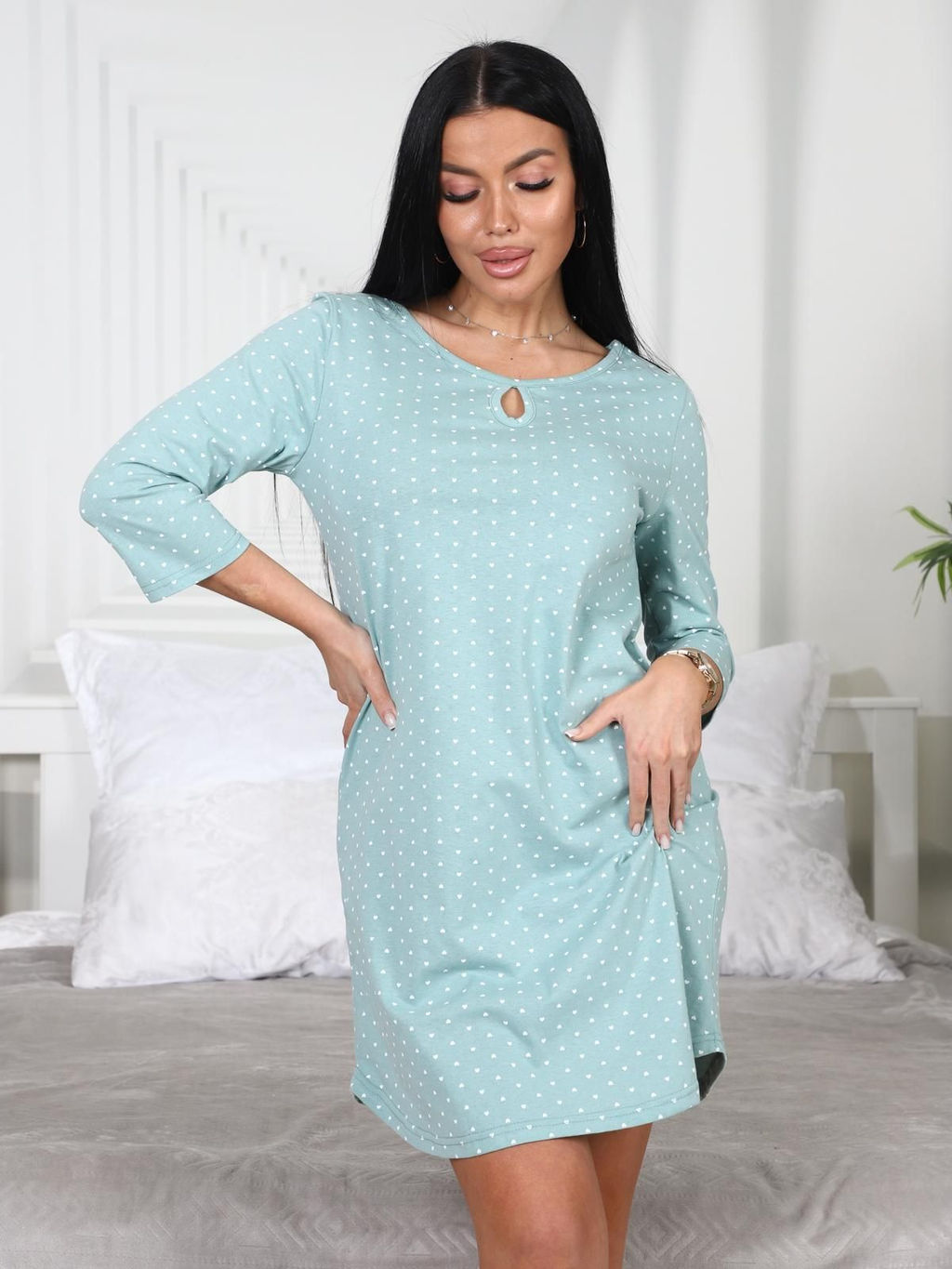 IV-CAPRIZ Грасиас - сорочка мятный  фото 6