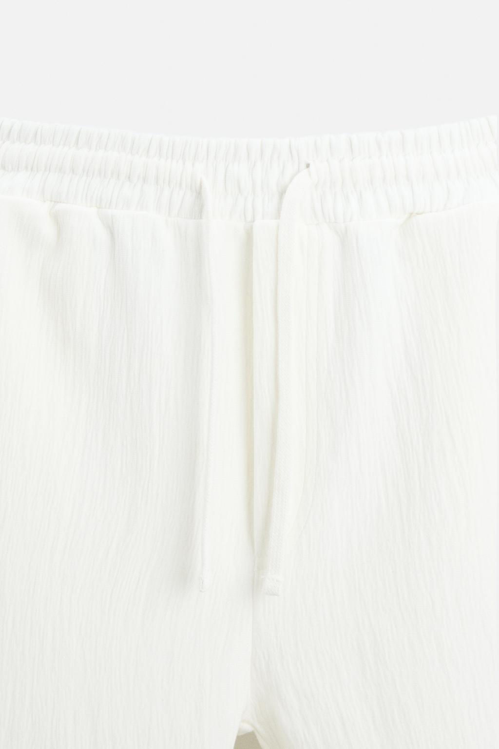 TEXTURED JOGGER BERMUDA SHORTS - Zara фото 7