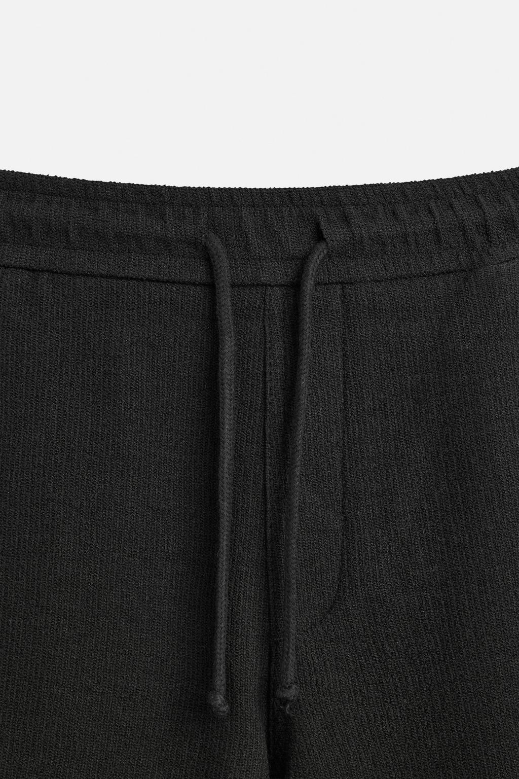 TEXTURED JOGGER BERMUDA SHORTS - Zara фото 17