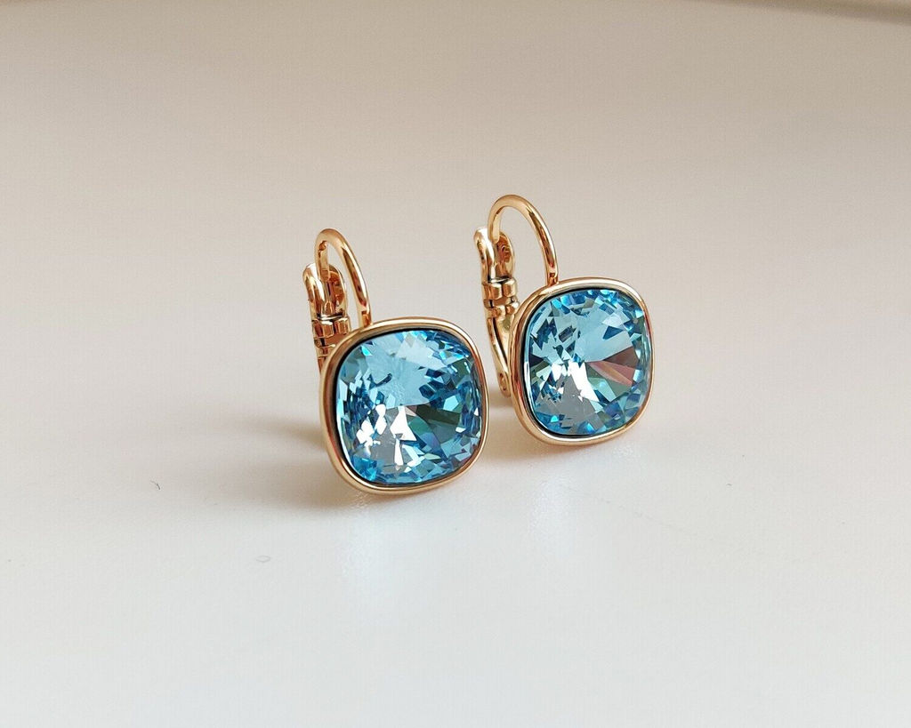 Серьги с кристаллами Swarovski