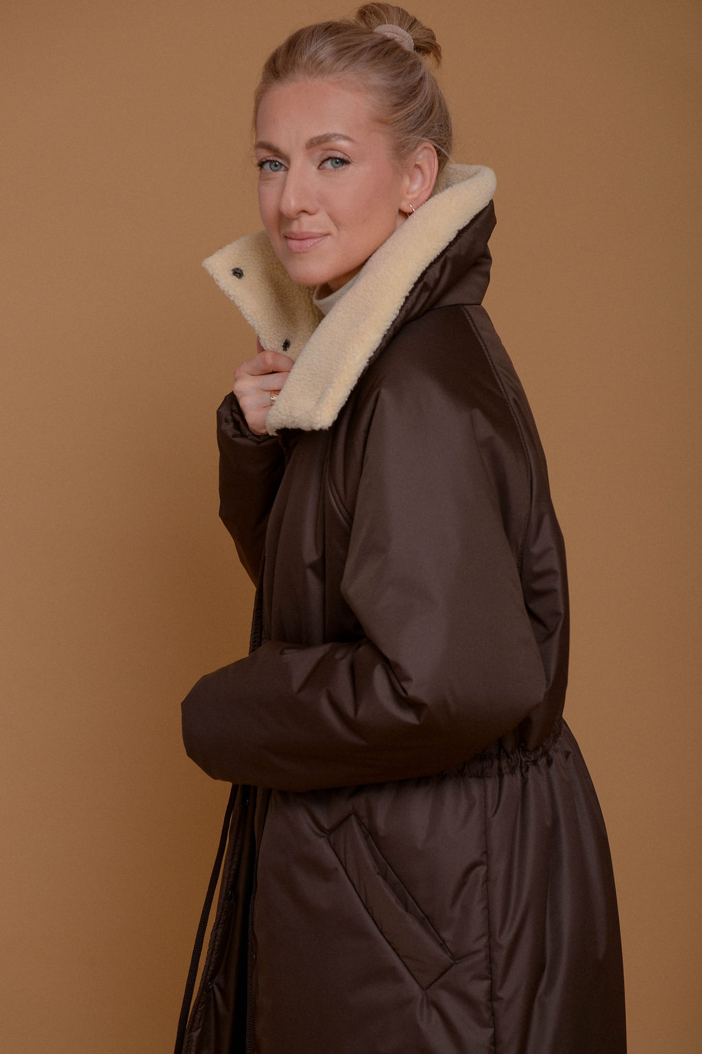 Утепленное пальто - N.u.d.e фото 10