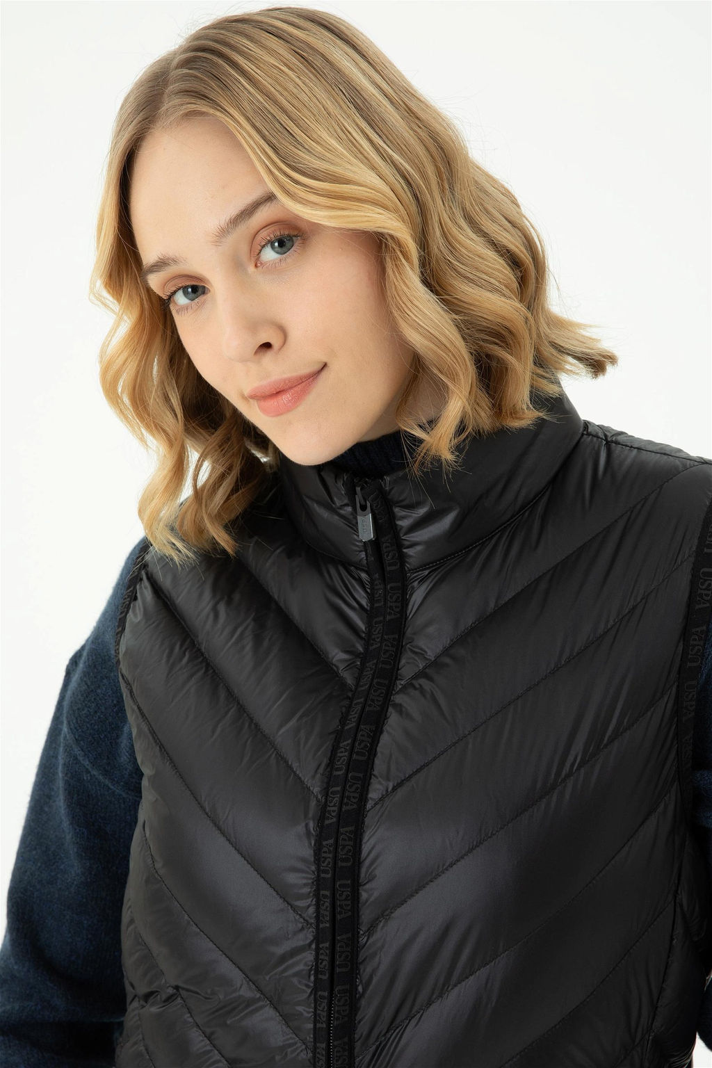 Женский черный жилет Неожиданная скидка в корзине - U.s. polo assn фото 2