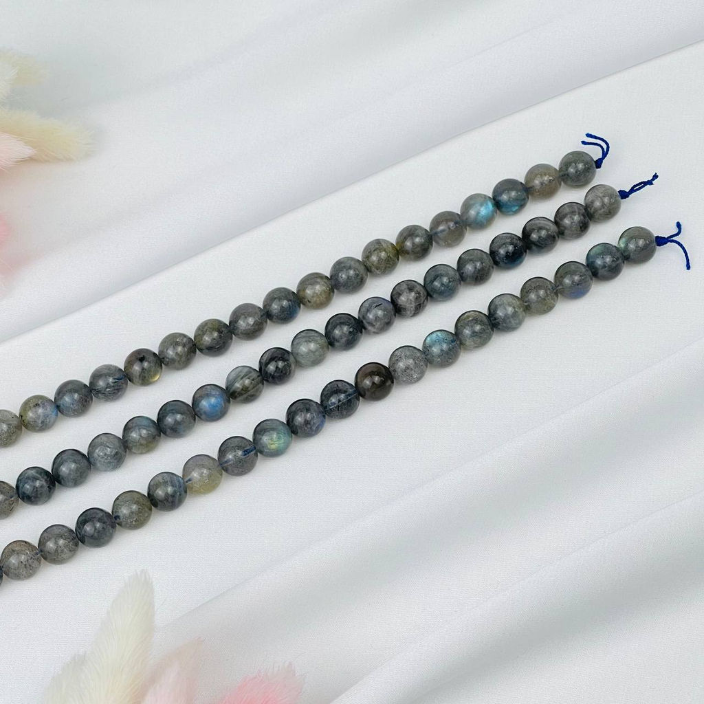 Бусины для украшений из Лабрадора (40 бусин) 39 см