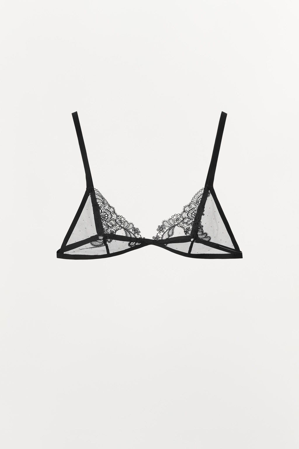 LACE TRIANGLE BRALETTE - Zara фото 4