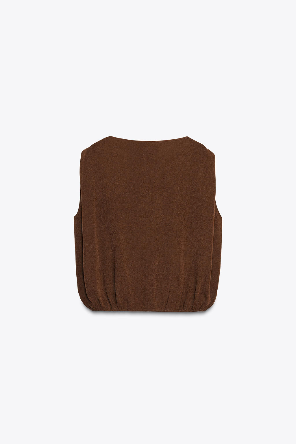 TOP WITH ELASTICATED HEM - Zara фото 6