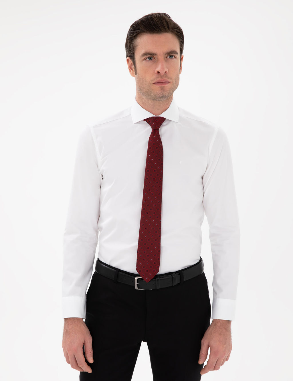 Beyaz Slim Fit _talyan Yaka Klasik G_mlek - Cacharel фото 3
