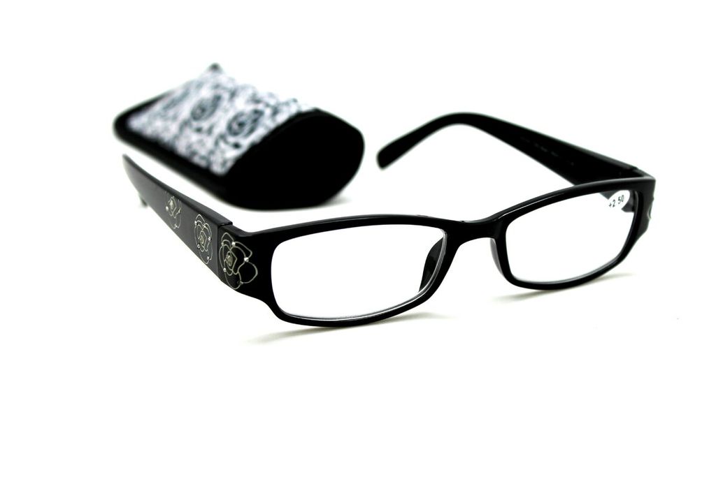 Готовые очки с футляром Okylar - 5113 black -2,25