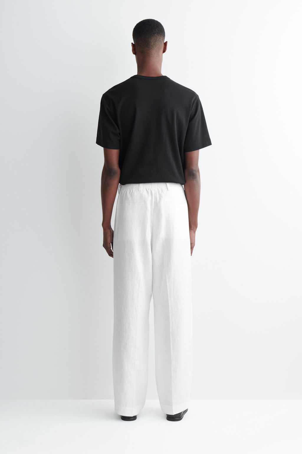 PANTAL?N DE LINO RELAXED FIT STRAIGHT LEG - H&m фото 11