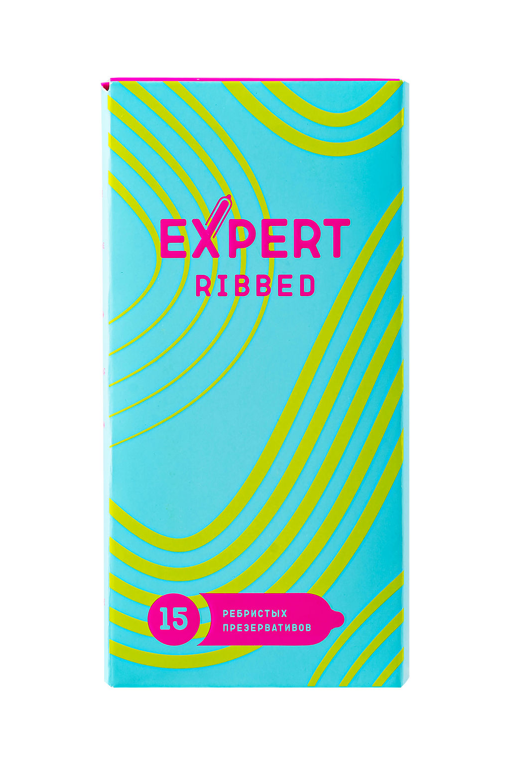 Презервативы EXPERT Ribbed, ребристые, 15шт