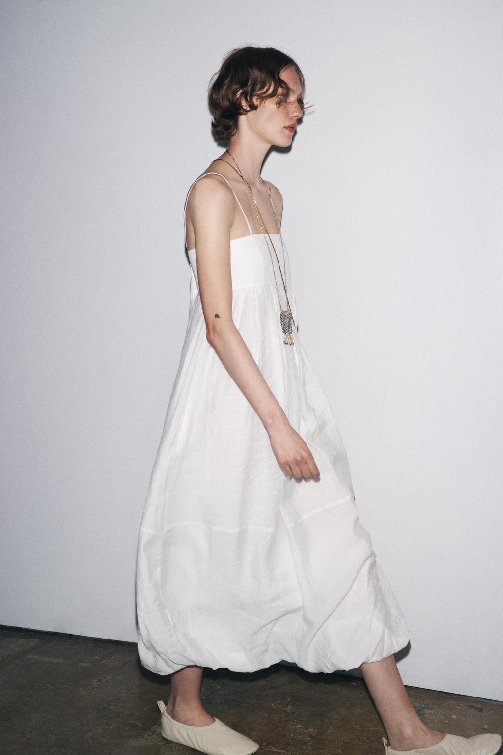 ZW COLLECTION LONG STRAPPY DRESS - Zara фото 16