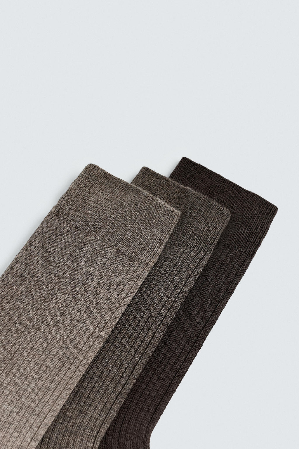 3-PACK OF MEDIUM WEIGHT RIB SOCKS - Zara фото 6