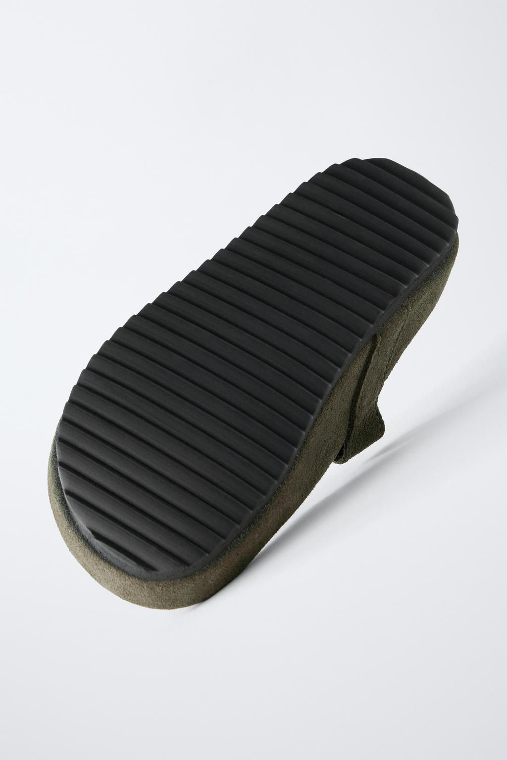 SPLIT SUEDE CLOGS - Zara фото 6