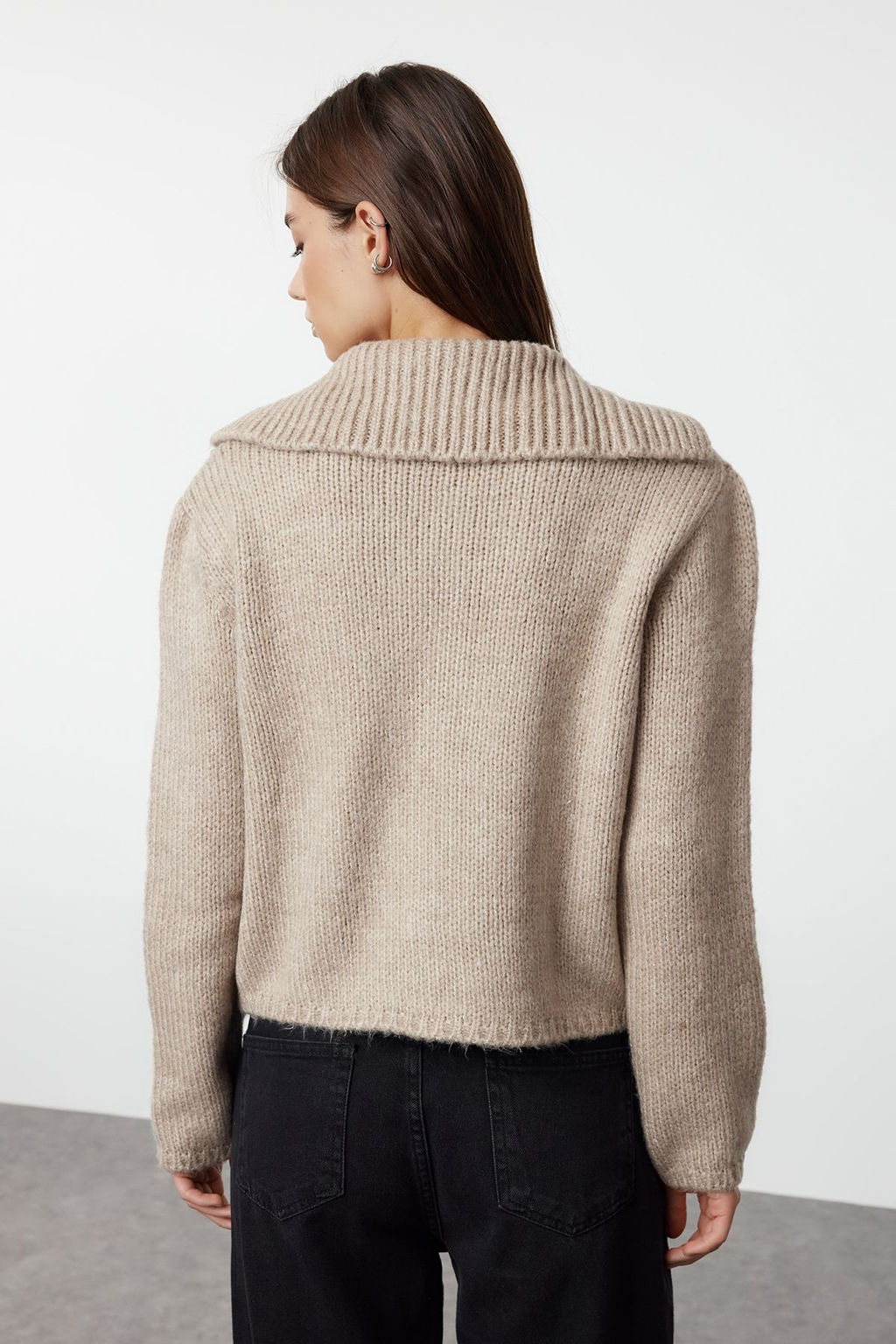 Vizon Devrik Yaka Triko H?rka TWOAW25HI00169 - Trendyolmilla фото 5