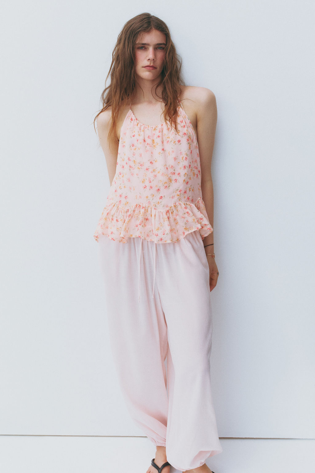 Top halter con volante - H&m фото 3