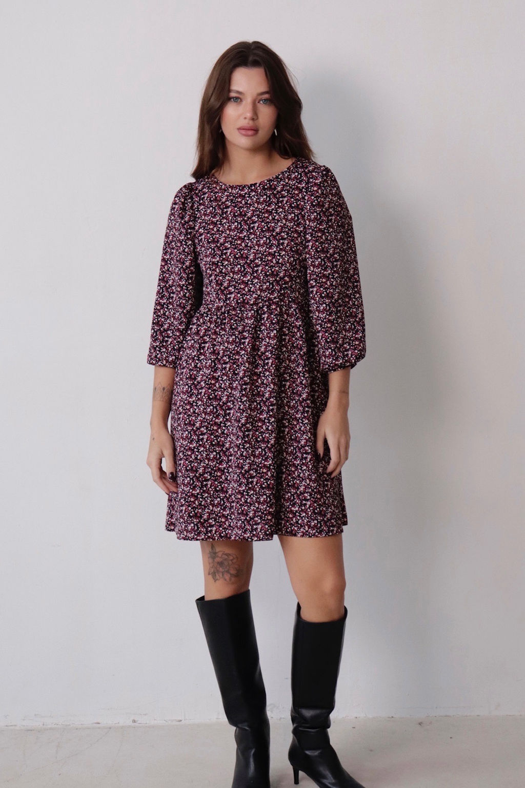 Платье с присборенной юбкой - Martichelli фото 13