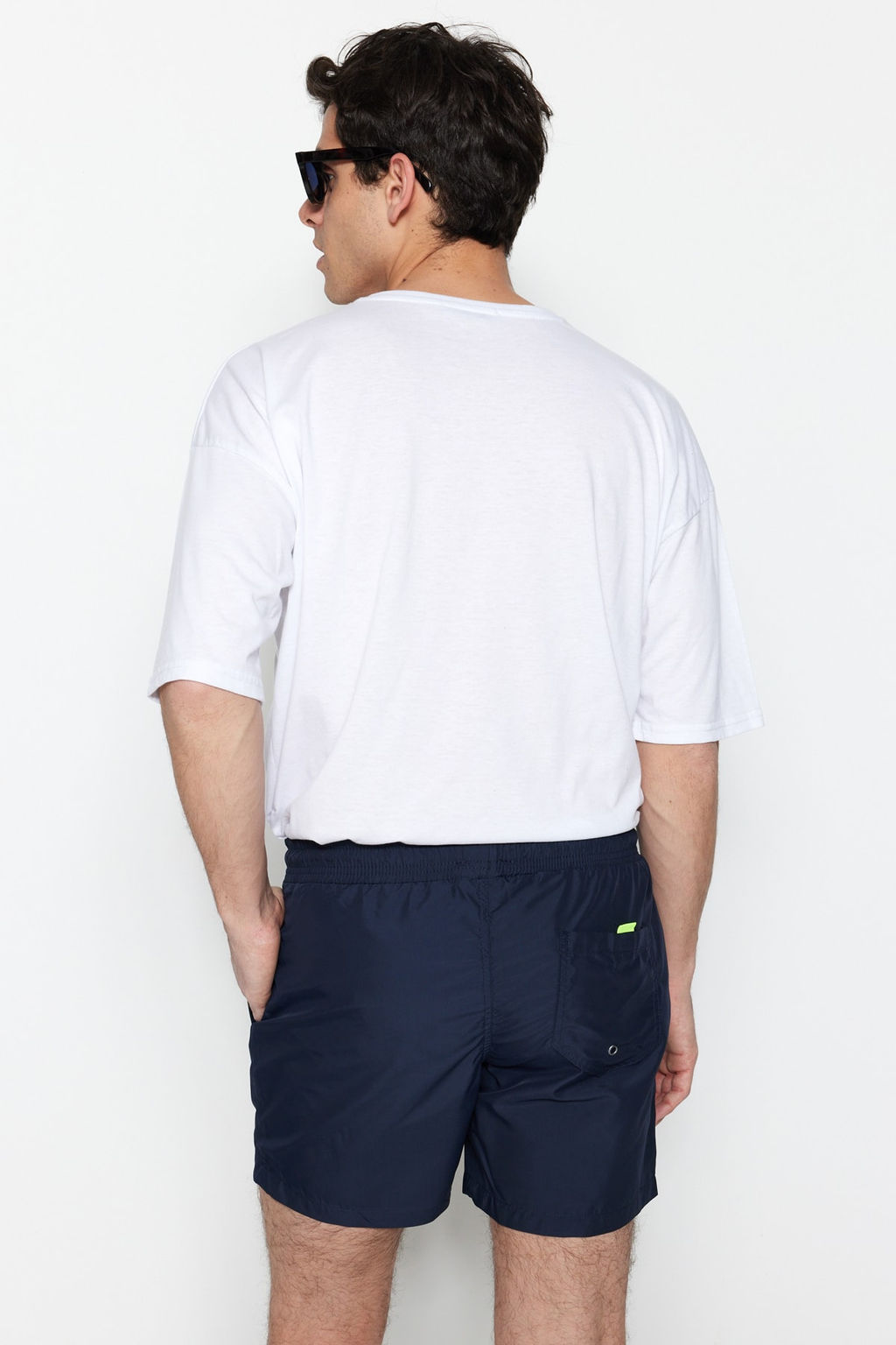 TRENDYOL MAN Siyah Basic Standart Boy Mayo Deniz Sortu TMNSS20DS0023 - Trendyolmilla фото 18