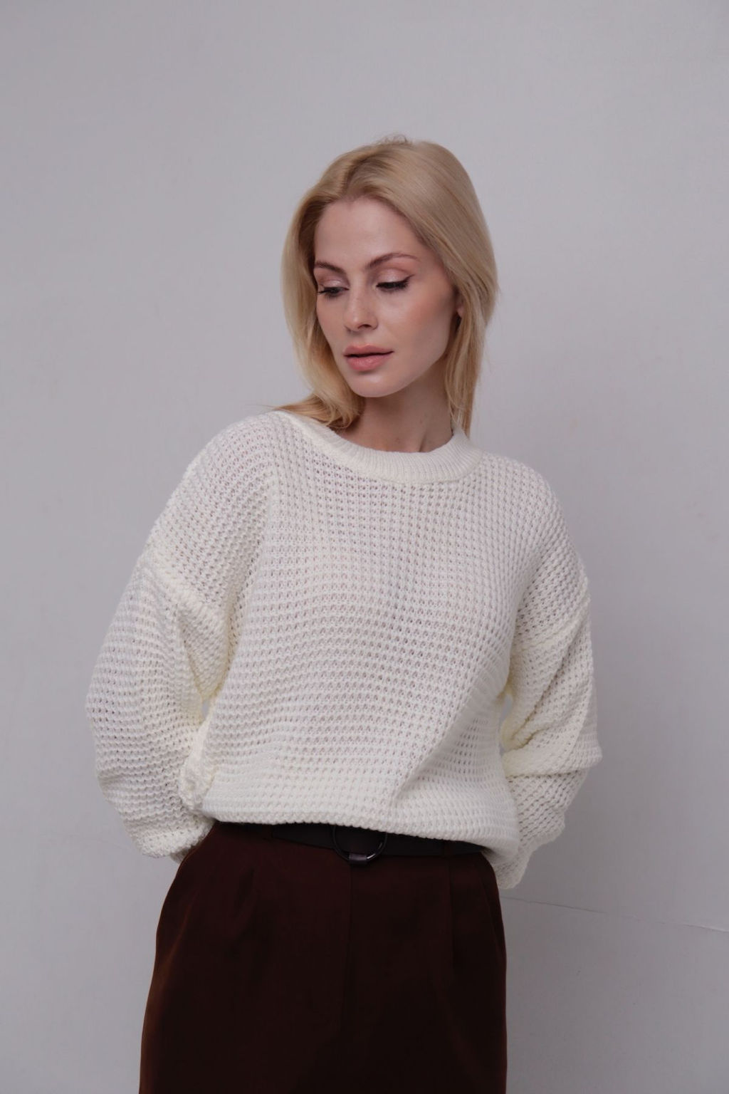 10691 Джемпер белый - Martichelli фото 10