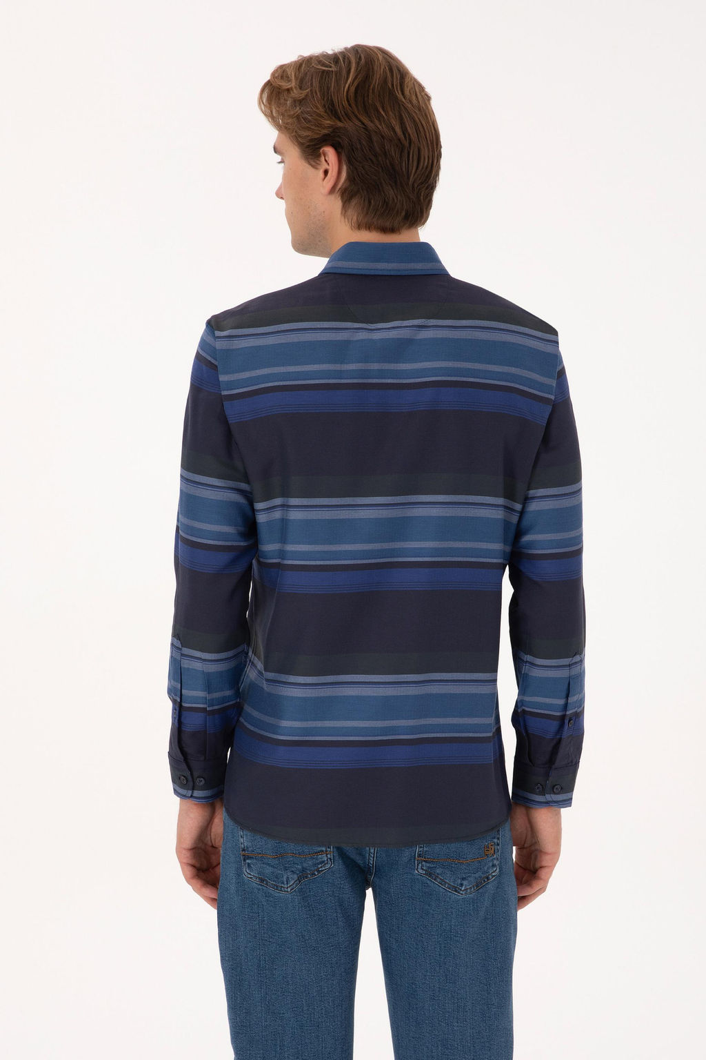 Erkek Lacivert Uzun Kollu G_mlek - U.s. polo assn фото 5