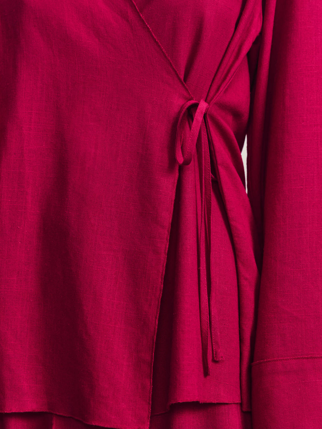 Кимоно из вискозы и льна / Zarina  фото 7