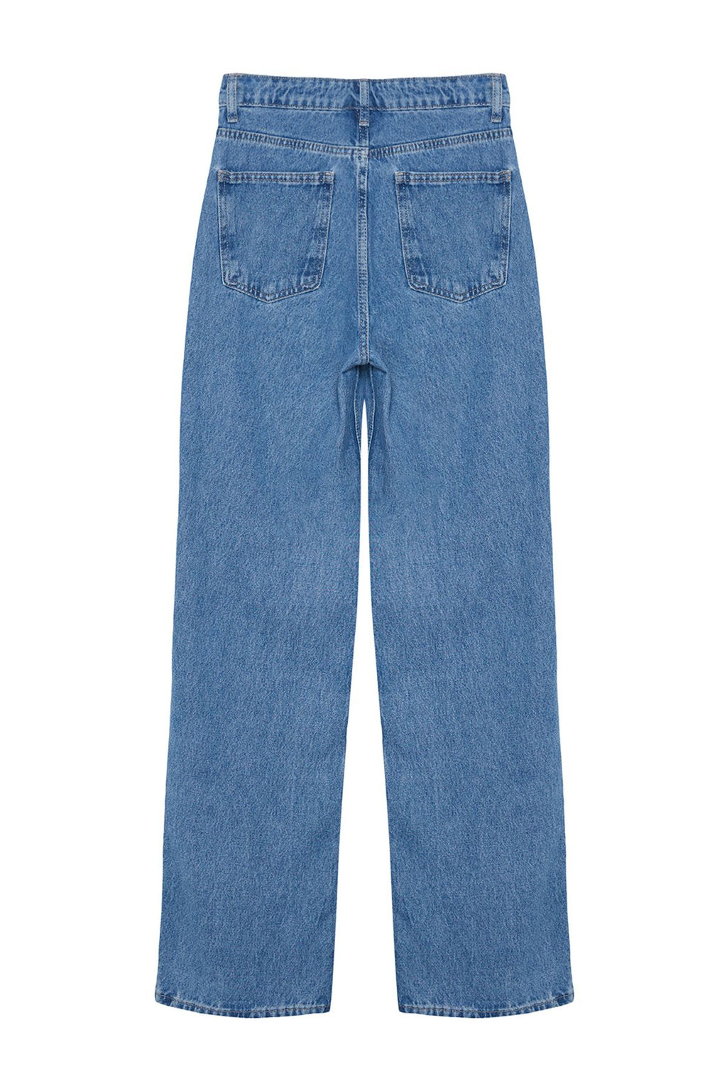 TRENDYOLMILLA Ac?k Mavi Yuksek Bel Wide Leg Jeans TWOSS23JE00068  фото 7