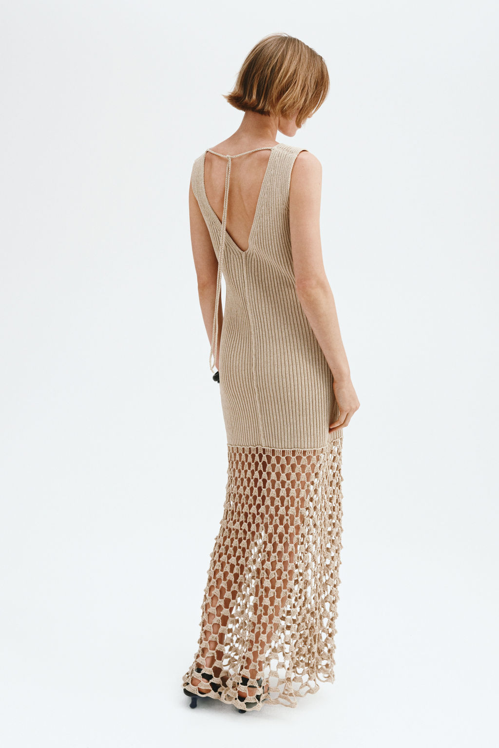 Vestido en punto de canal? con lazada - H&m фото 5