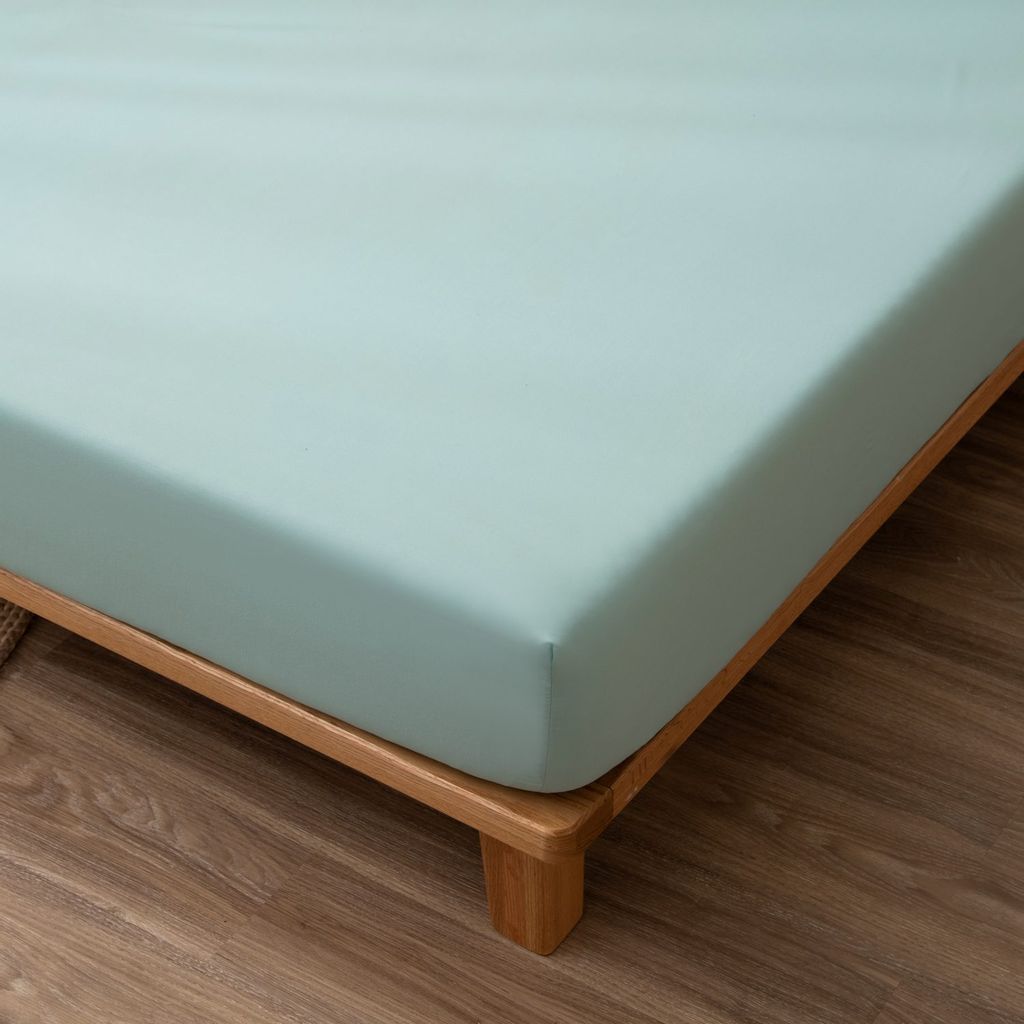 Комплект постельного белья Однотонный Сатин на резинке CSR034 2 спальный