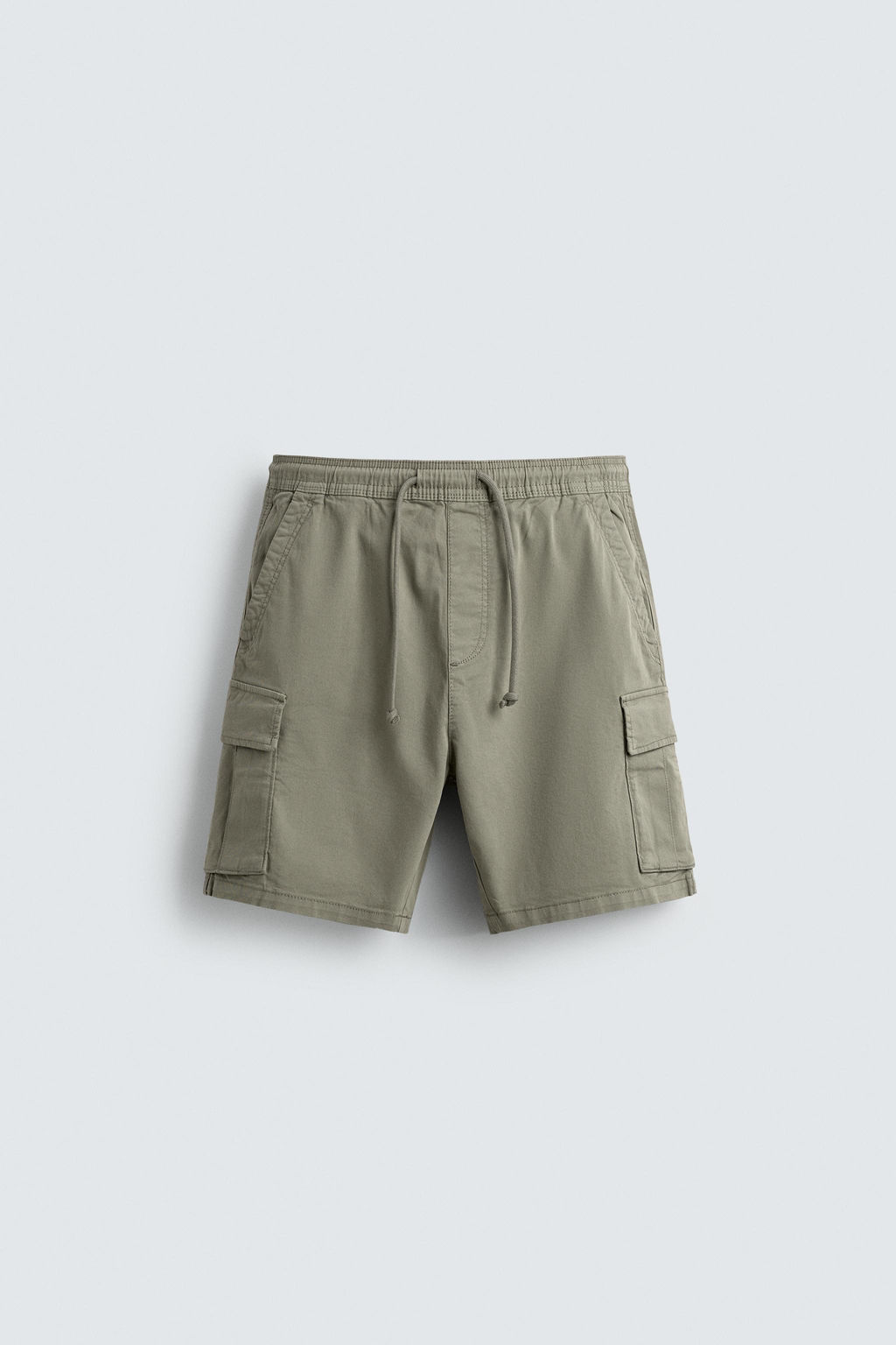 BERMUDA CARGO RELAXED FIT LAVADO / Khaki - Zara фото 7