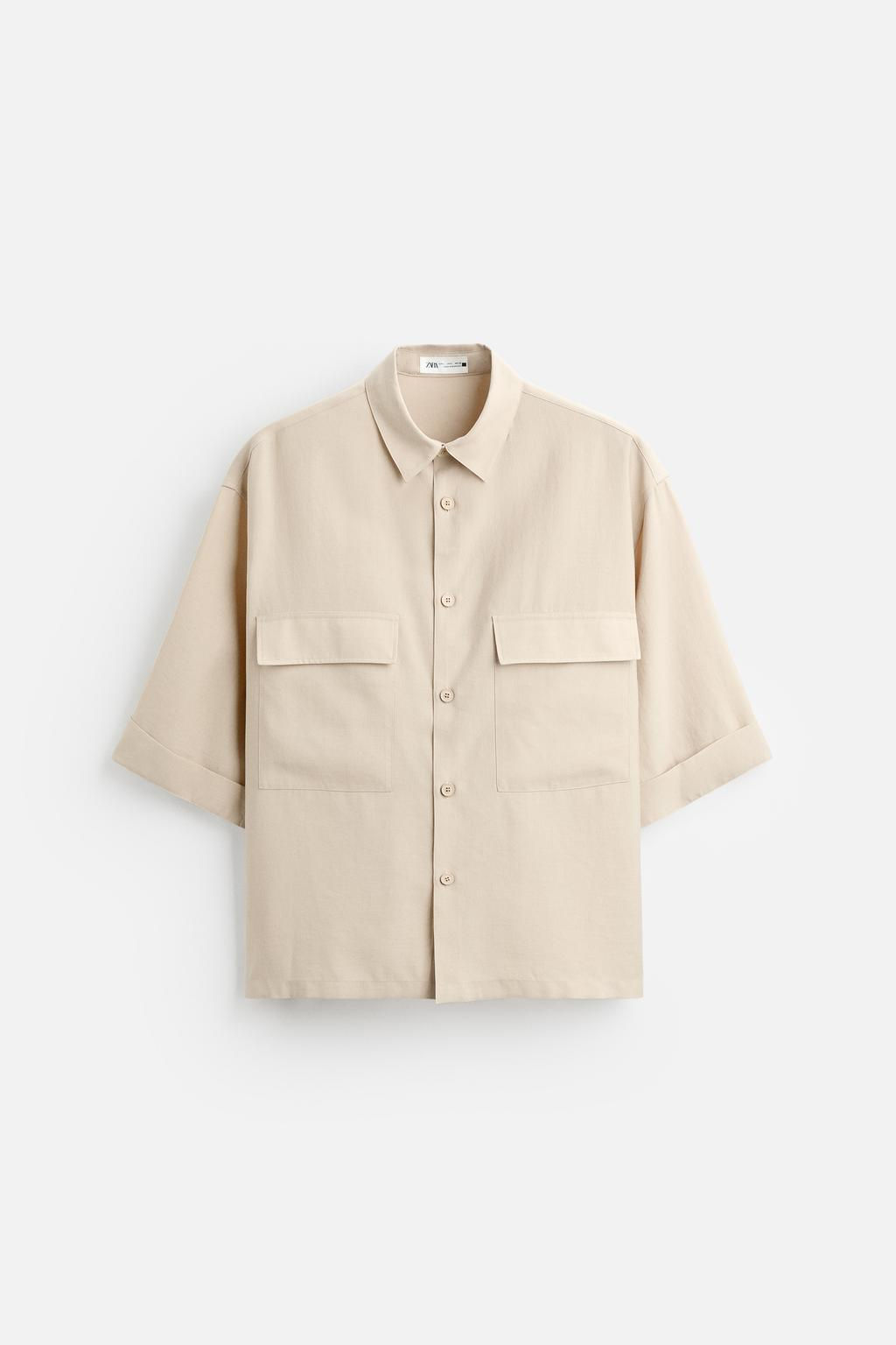 LYOCELL BLEND SHIRT - Zara фото 6