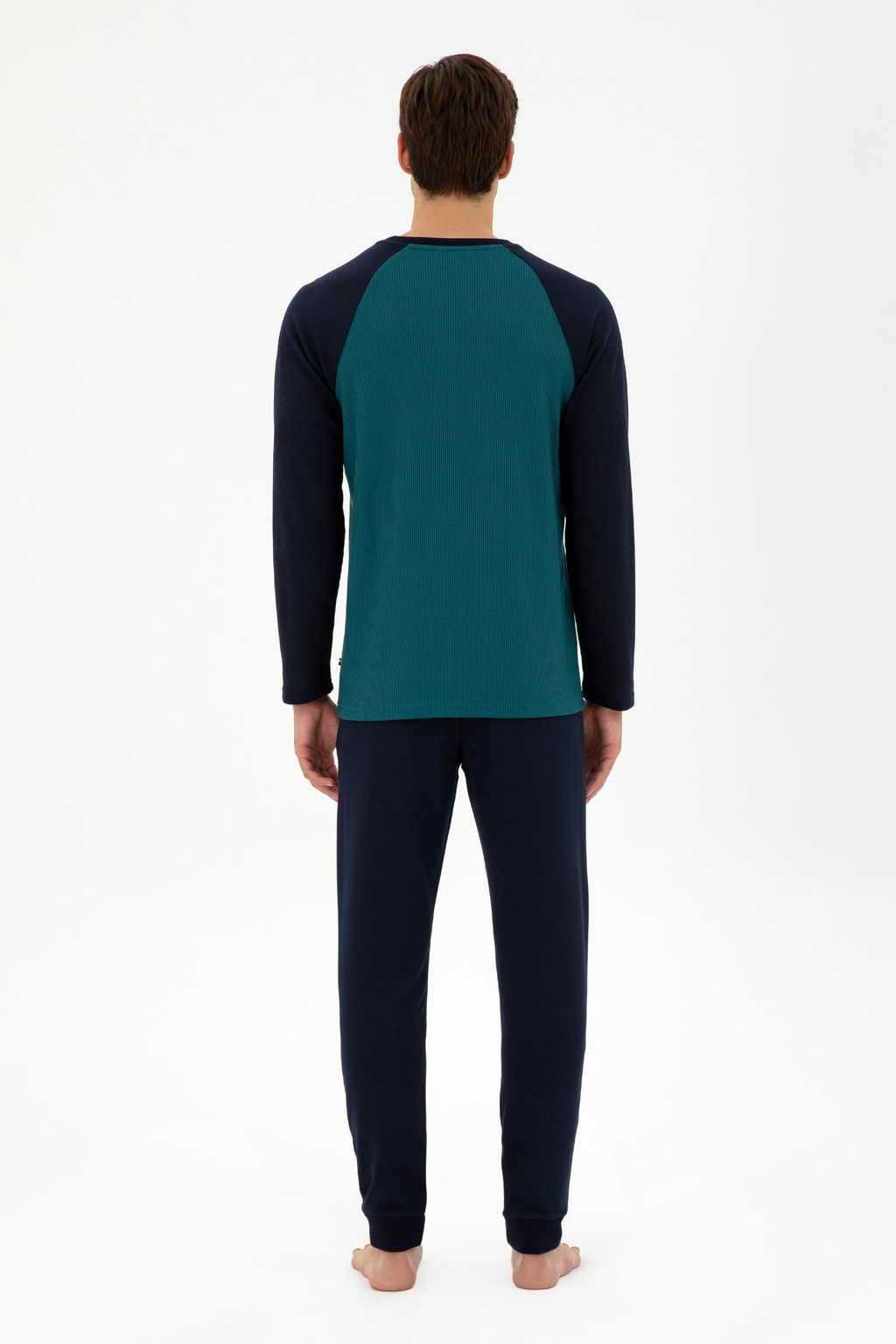 Мужской зеленый пижамный комплект - U.s. polo assn фото 4