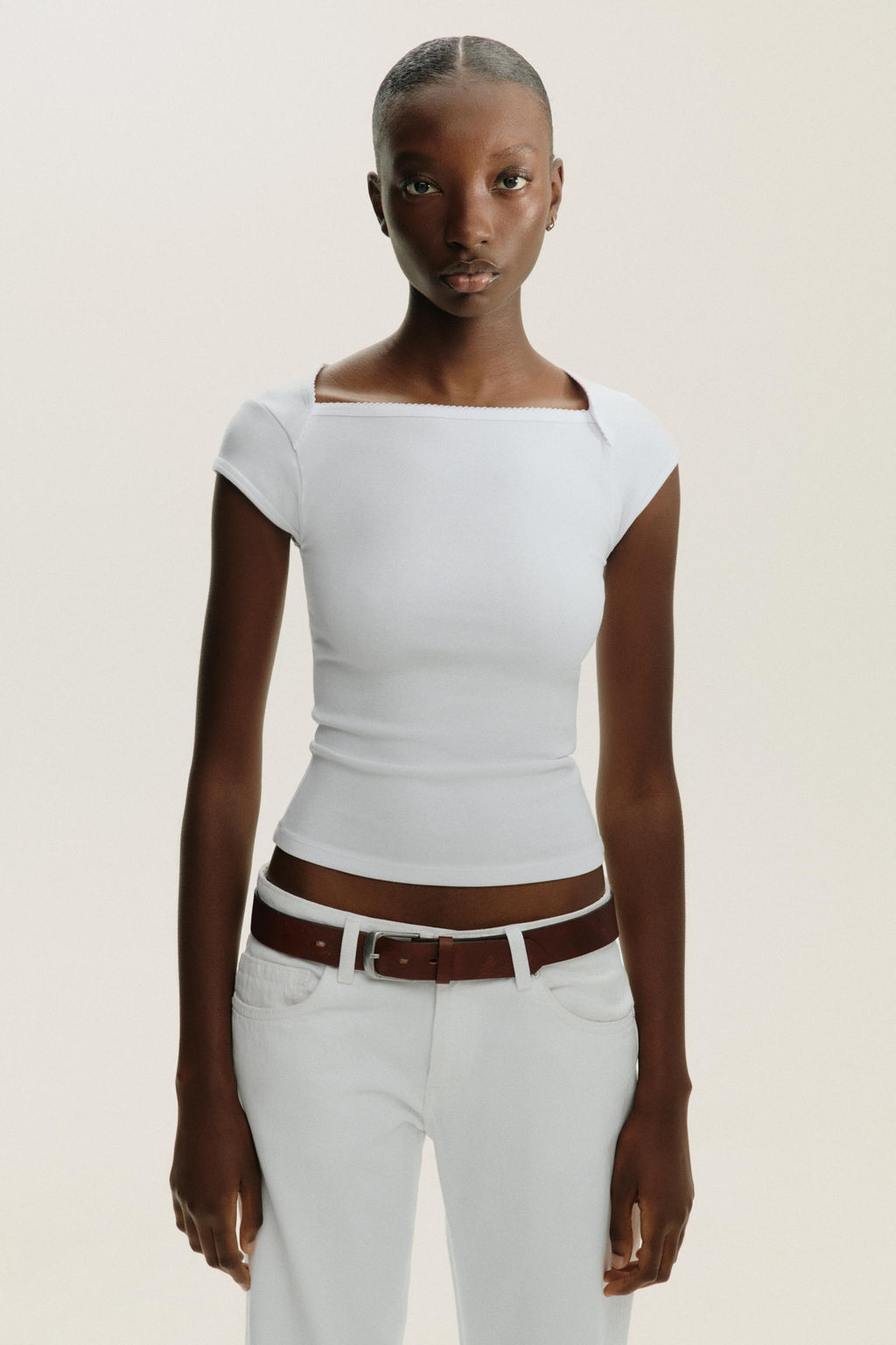 COTTON MODAL T-SHIRT - Zara фото 24