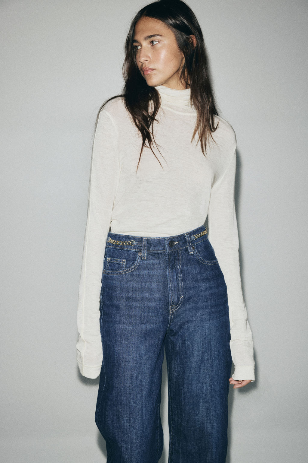 Straight High Jeans - H&m фото 2