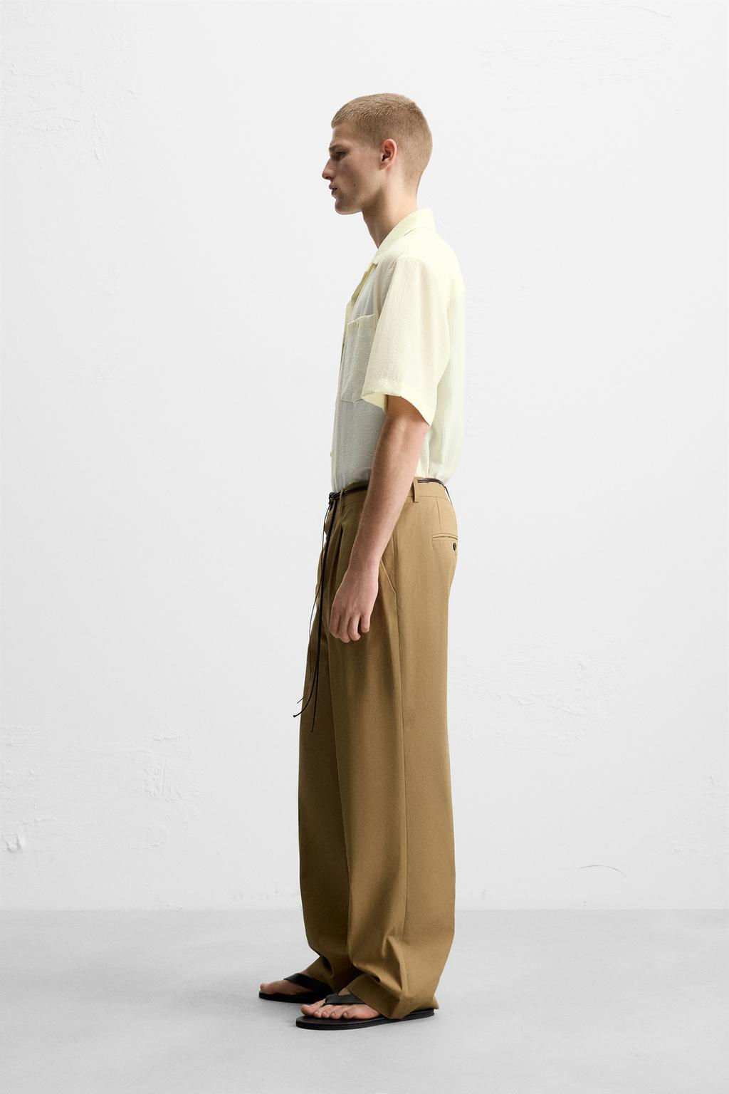 CREASED JACQUARD SHIRT - Zara фото 21