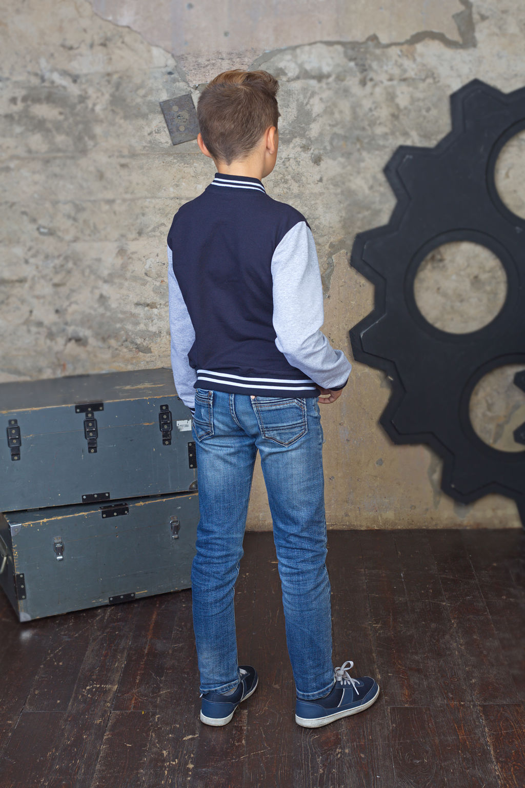 Бомбер "Бригер",темно-синий