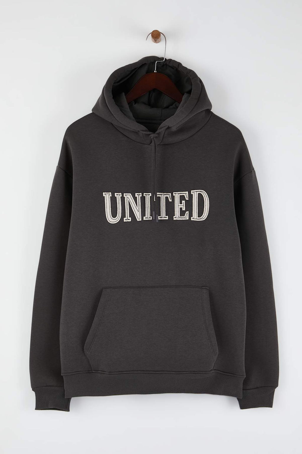 Lacivert Oversize/ Genis Kesim Aplike Nak?sl? Sweatshirt TMNAW26SW00056 - Trendyolmilla фото 5