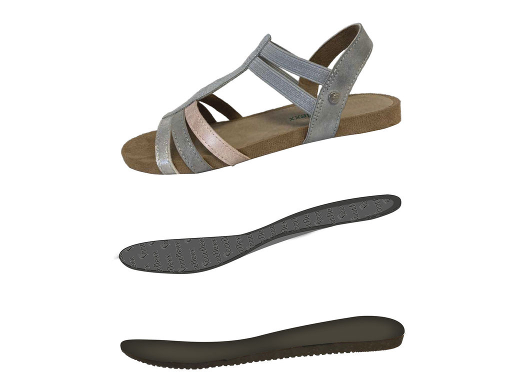 Женские сандалии Footflexx ширина G - Esmara фото 4