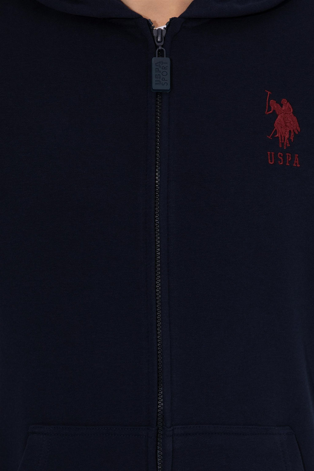 Кардиган U.S. Polo Assn мужской темно-синий хлопок  фото 12