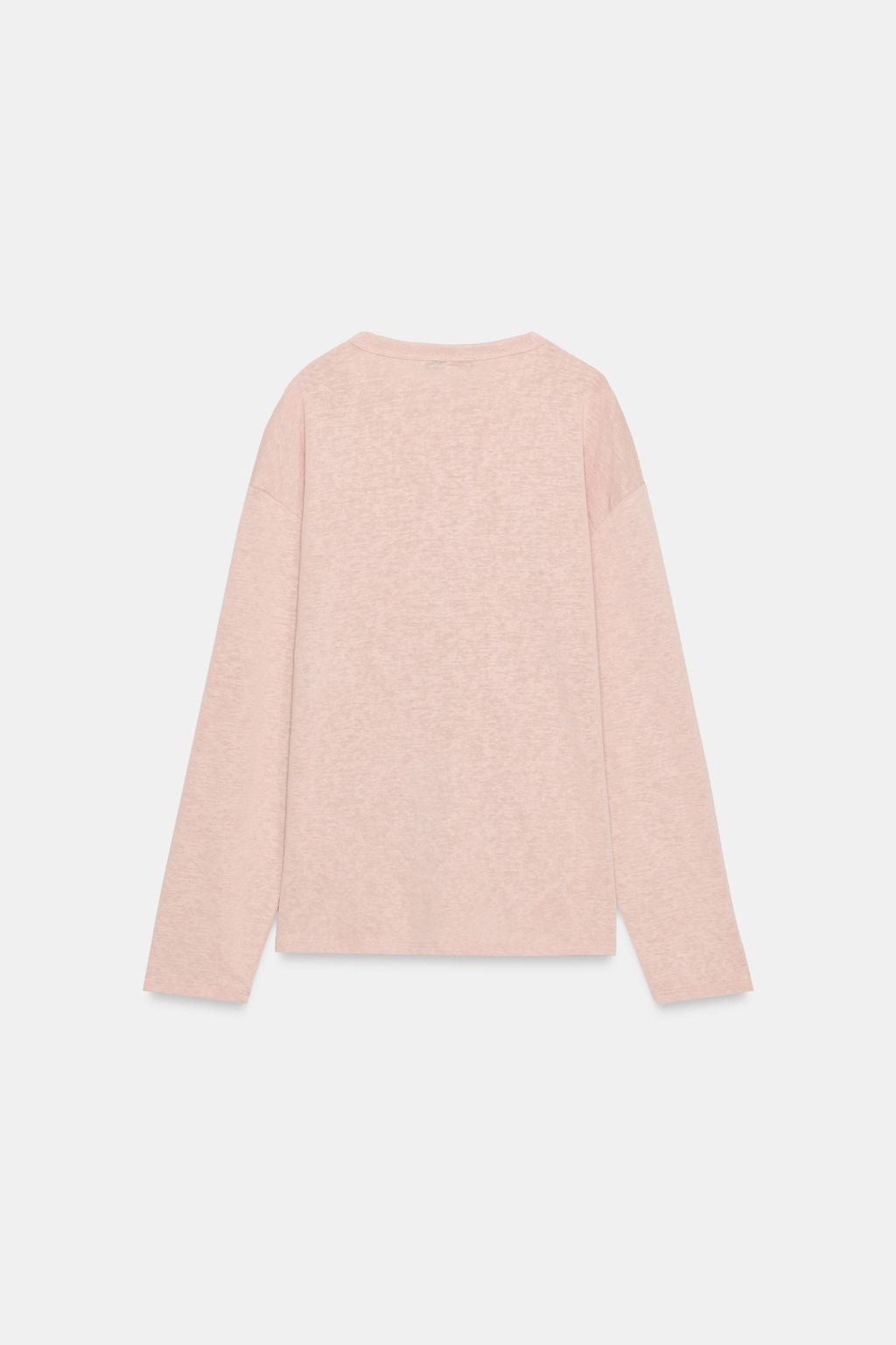 CAMISETA R?STICA MANGA LARGA / Rosa palo - Zara фото 7