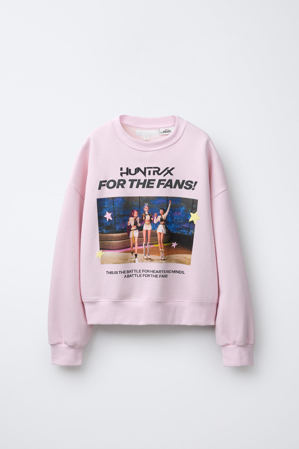 KPOP DEMON HUNTERS NETFLIX  PRINTED SWEATSHIRT - Zara фото 6