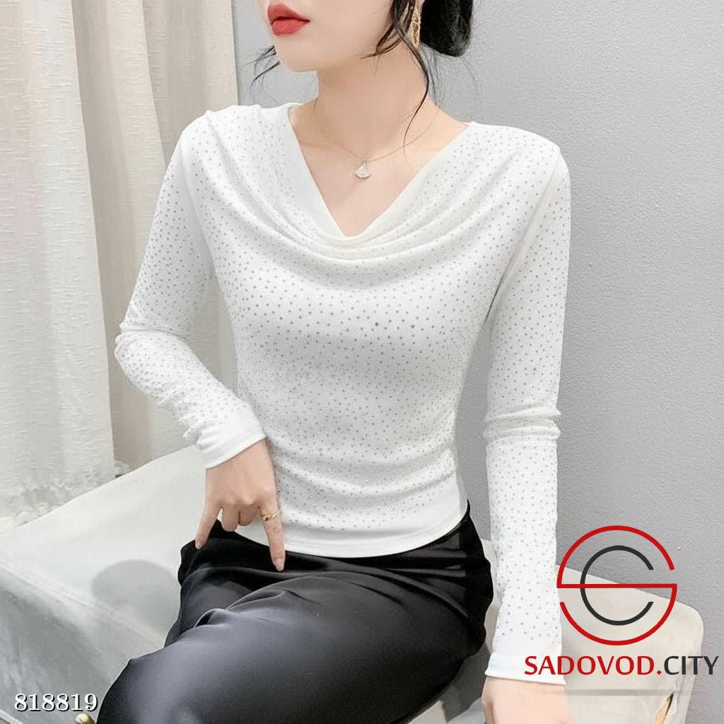 Блузка женская со стразами