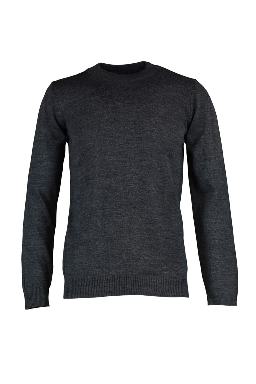 TRENDYOL MAN Siyah Slim Fit Dar Kesim Yar?m Bal?kc? Yaka Basic Kazak TMNAW21KZ0758 - Trendyolmilla фото 14