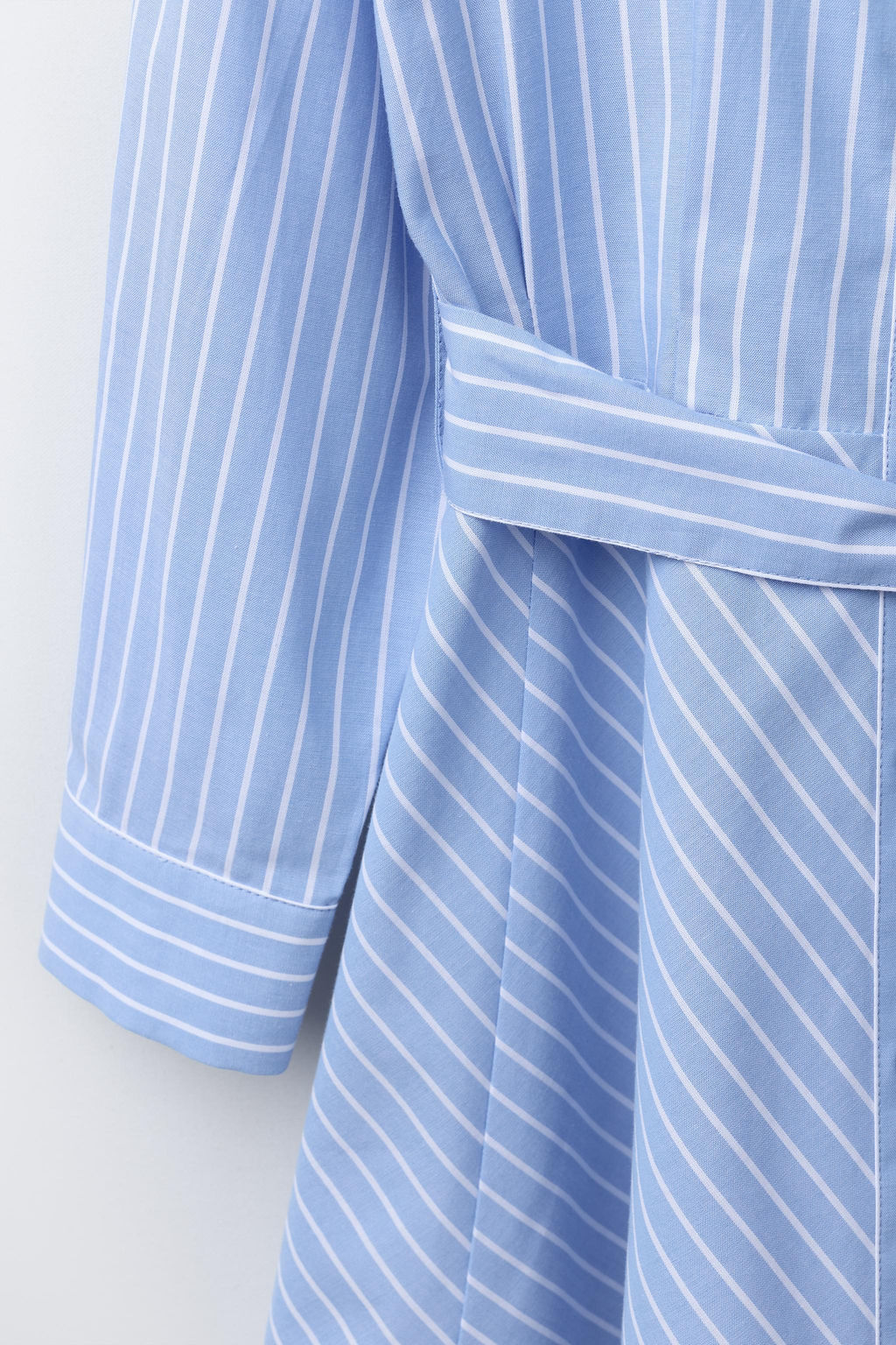 STRIPED SHIRT DRESS