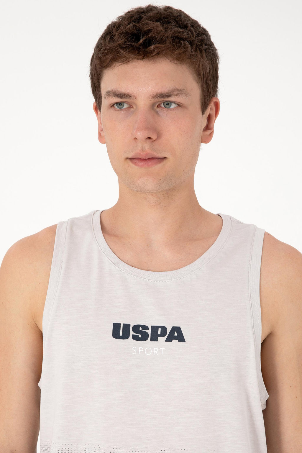 Erkek Regular Fit Bisiklet Yaka A__k Gri Ti__rt Sepette S_rpriz _ndirim - U.s. polo assn фото 2