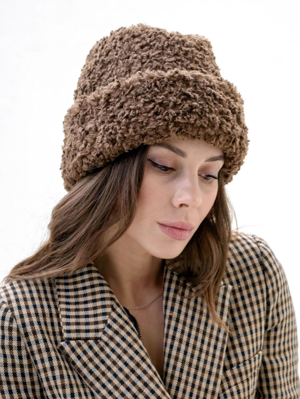 П26-171 Пилотка Тедди коричневая