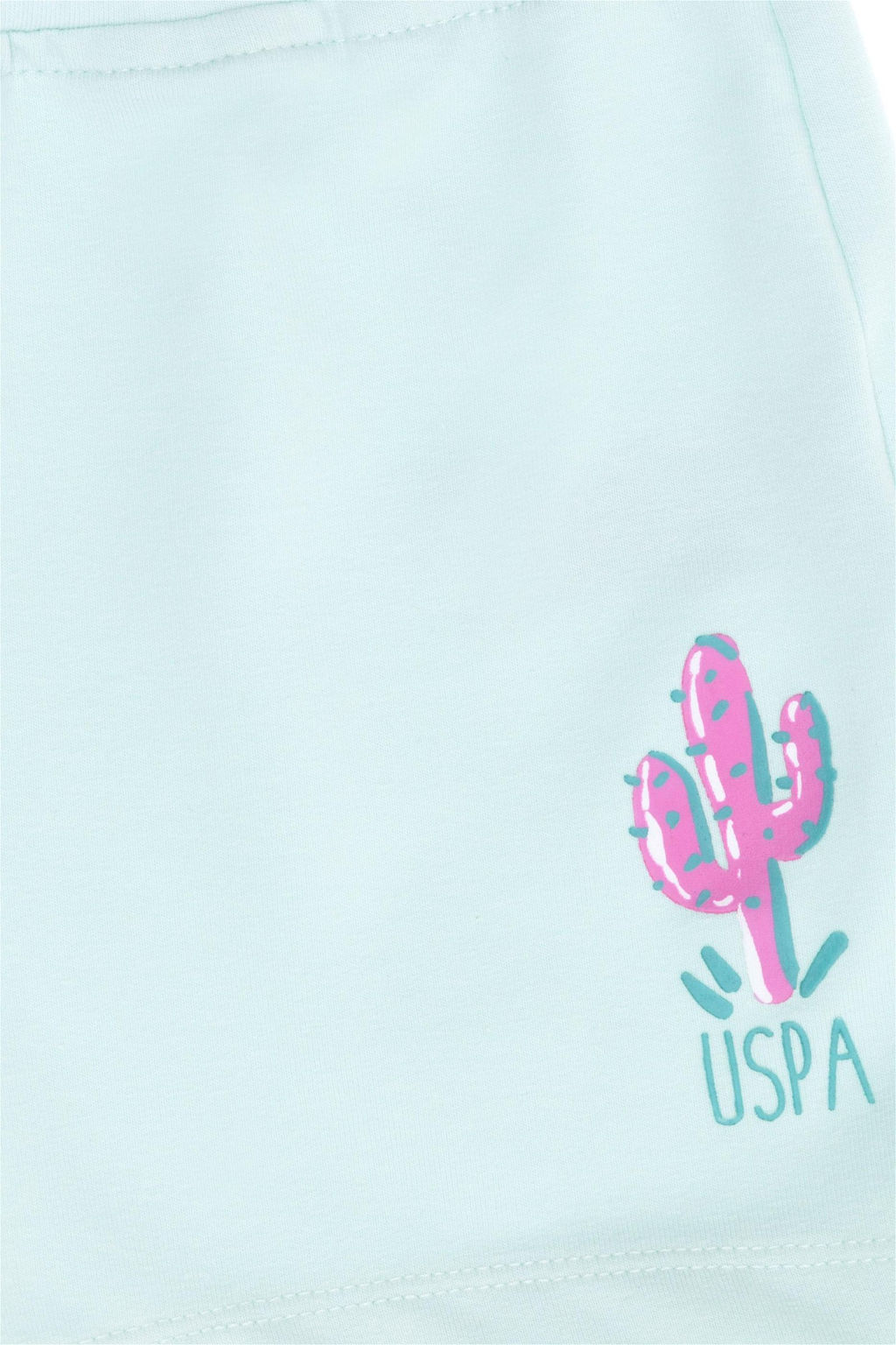 Детские вязаные шорты зеленого цвета - U.s. polo assn фото 3