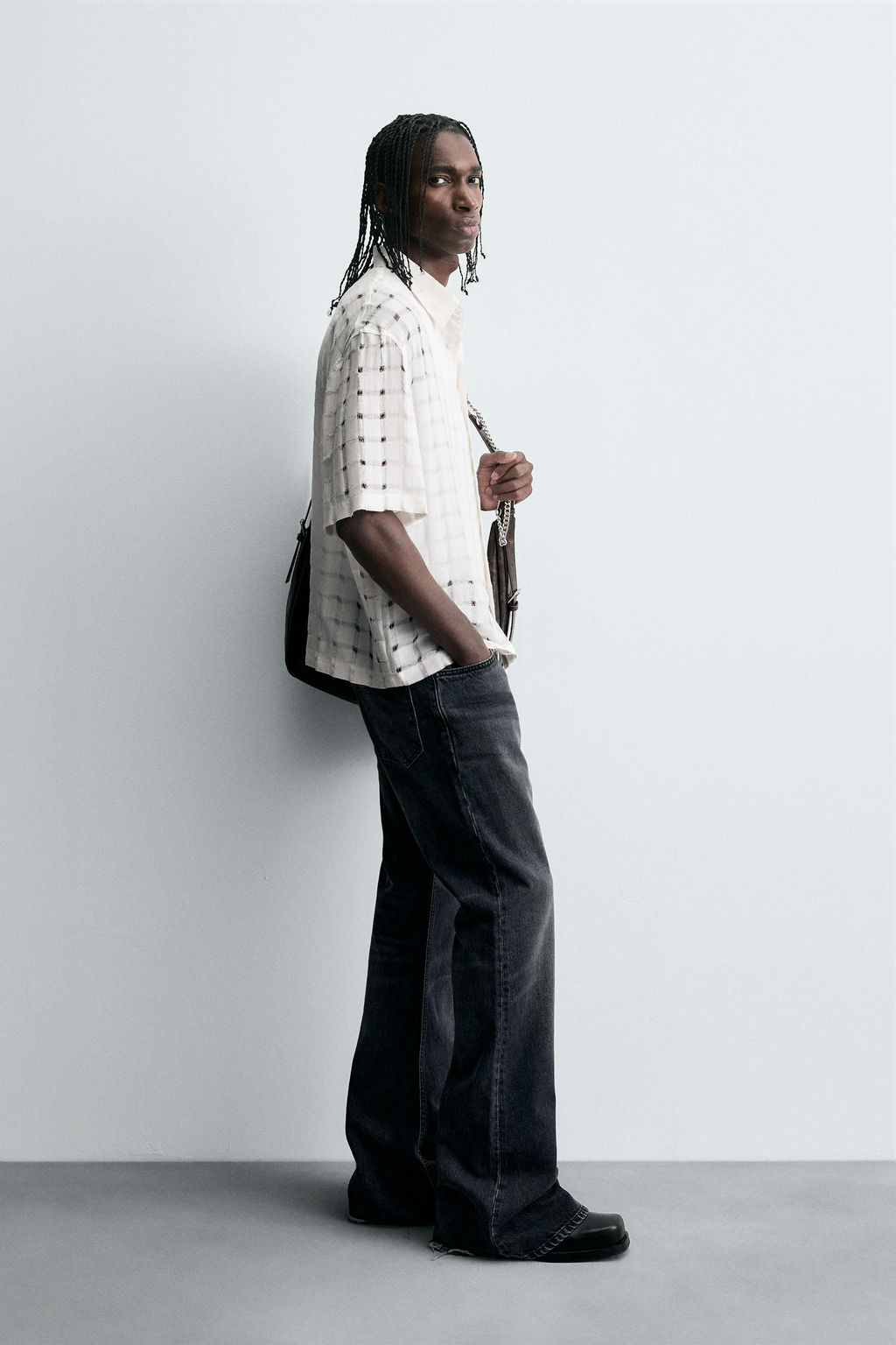 JACQUARD NEEDLE-PUNCH SHIRT - Zara фото 4