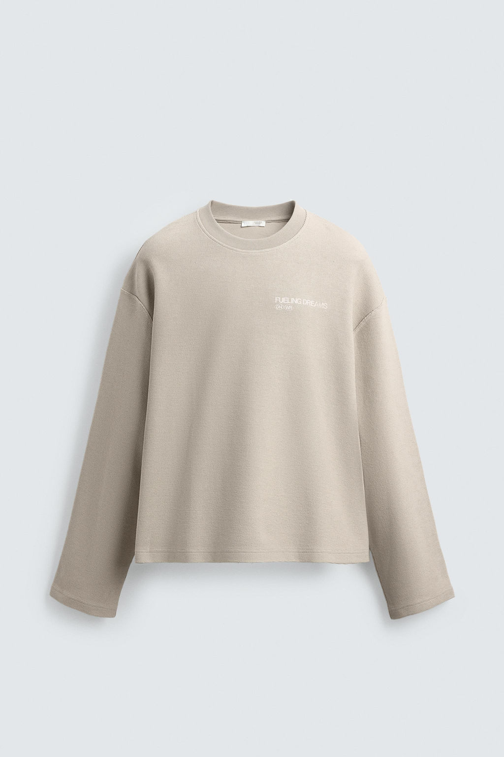TEXTURED PRINT SWEATSHIRT - Zara фото 15