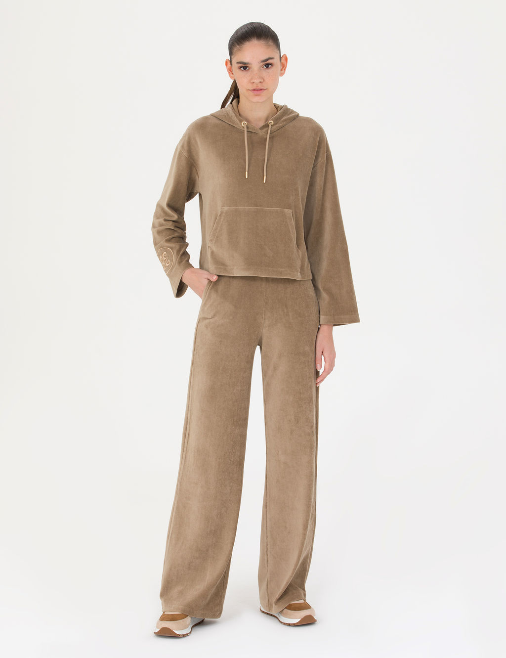 Camel Kap__onlu Sweatshirt