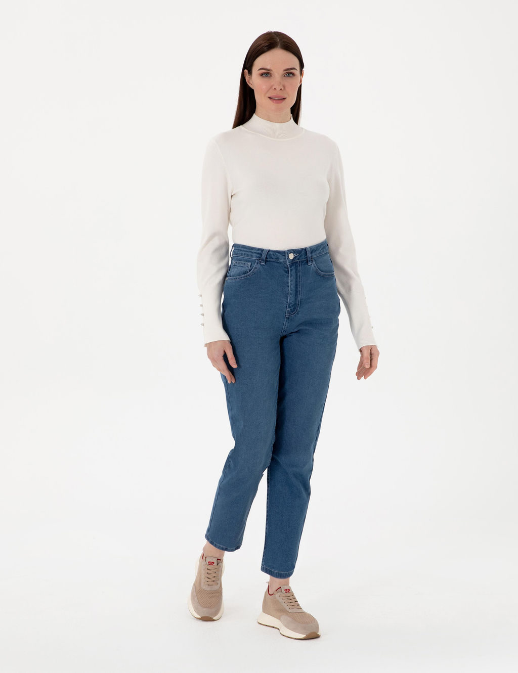 Mavi Mom High Waist Fit Jean Pantolon