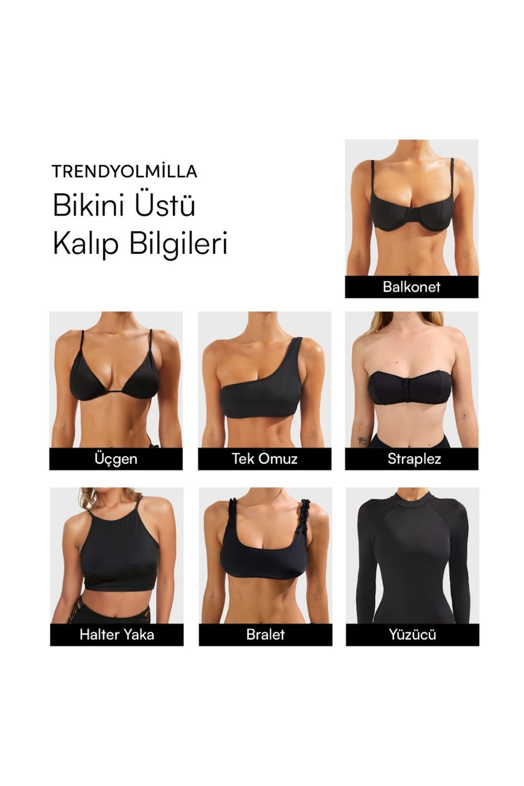 Koyu Lacivert Simli Aksesuarl? Straplez Kapl? Regular Yuksek Bel Bikini Tak?m? TBESS24BT00054