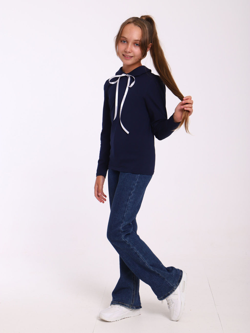 Блузка Вероника белый, БЛ-03-1 От Егорки до Егора фото 10